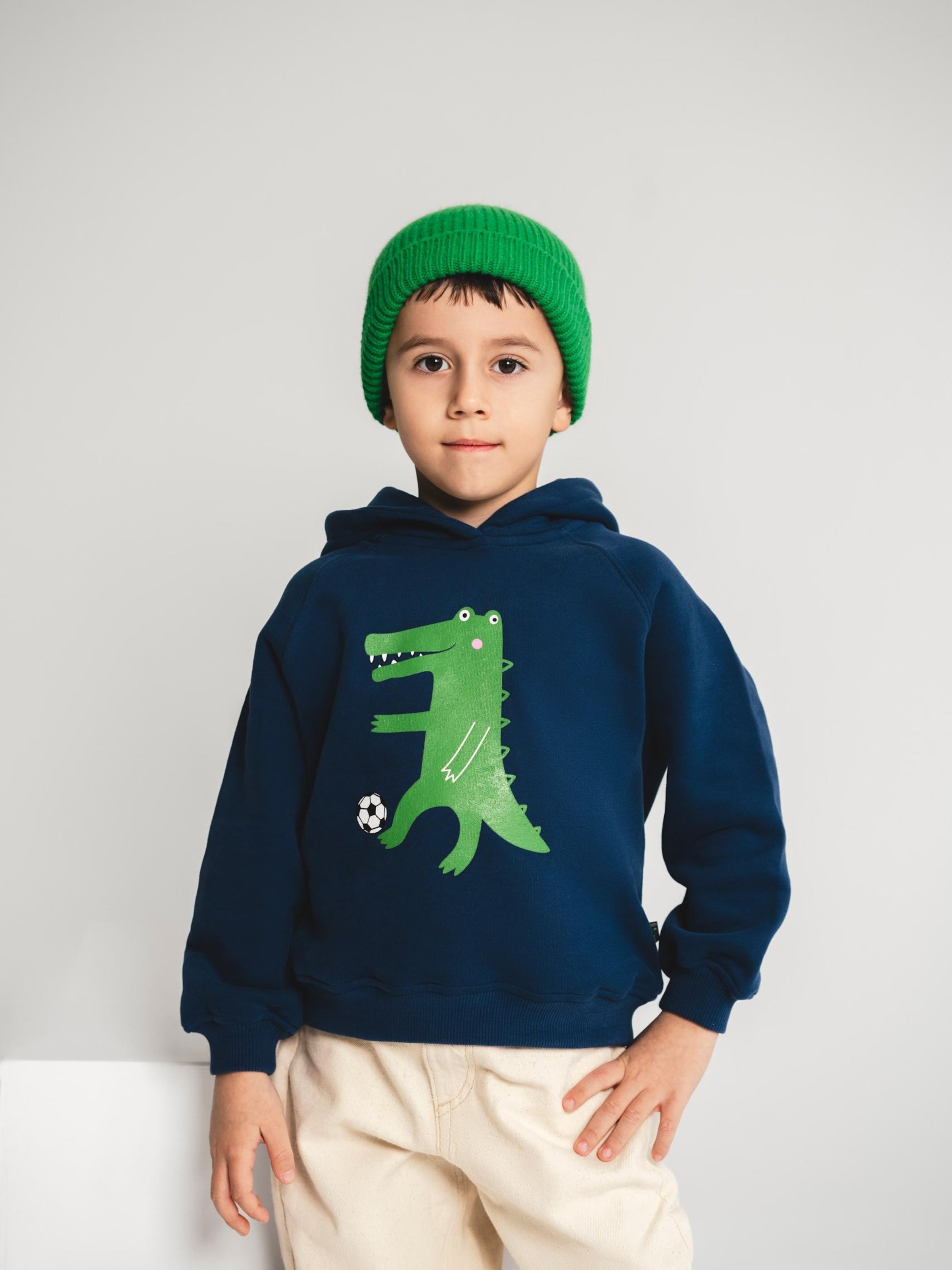 SATURNDAY Толстовка 'Krokodil Football' в синем цвете
SATURNDAY Толстовка 'Krokodil Football' в синем цвете