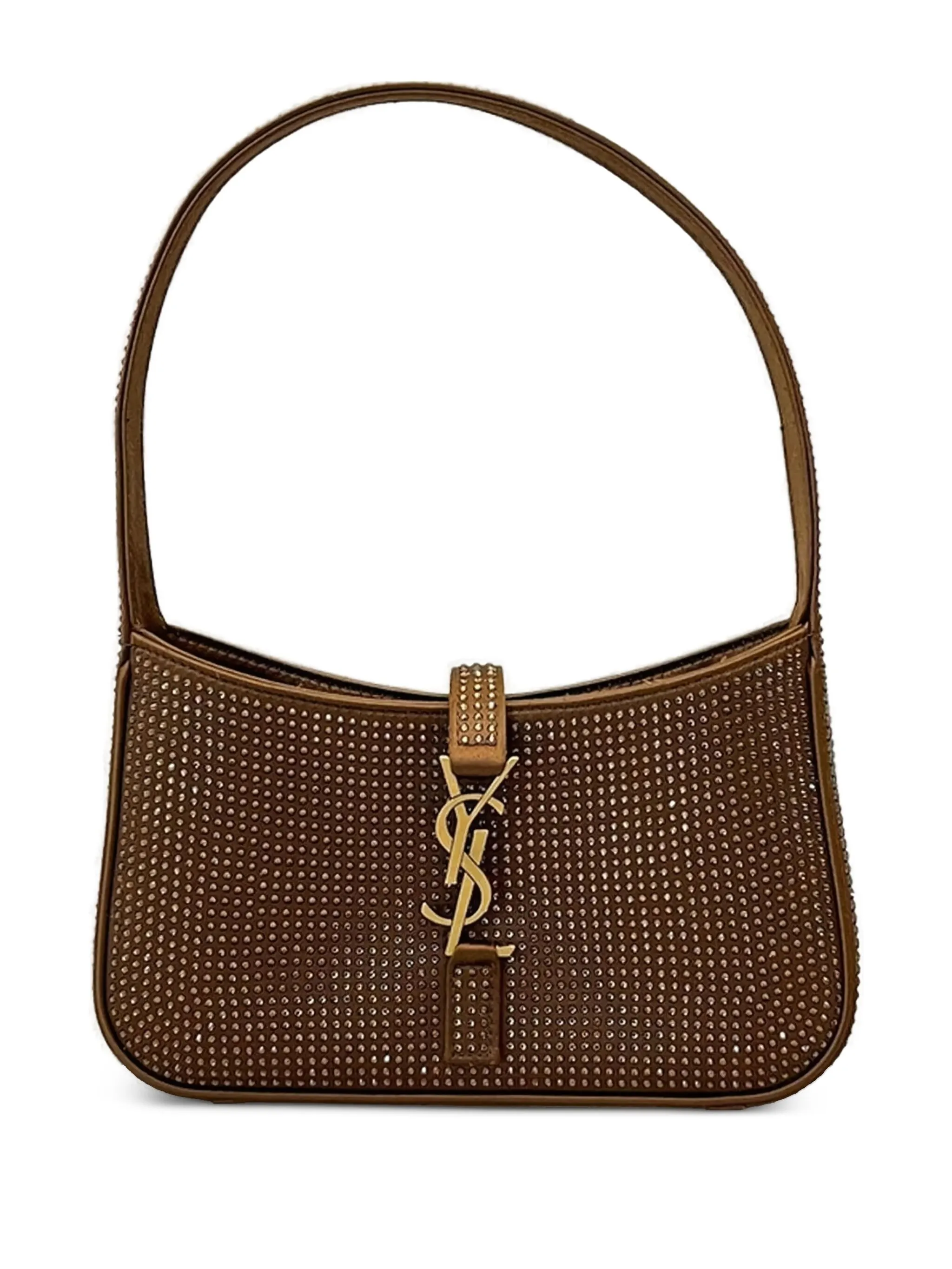 Сумка на плечо с декорированным логотипом Saint Laurent, коричневый
Сумка на плечо с декорированным логотипом Saint Laurent, коричневый