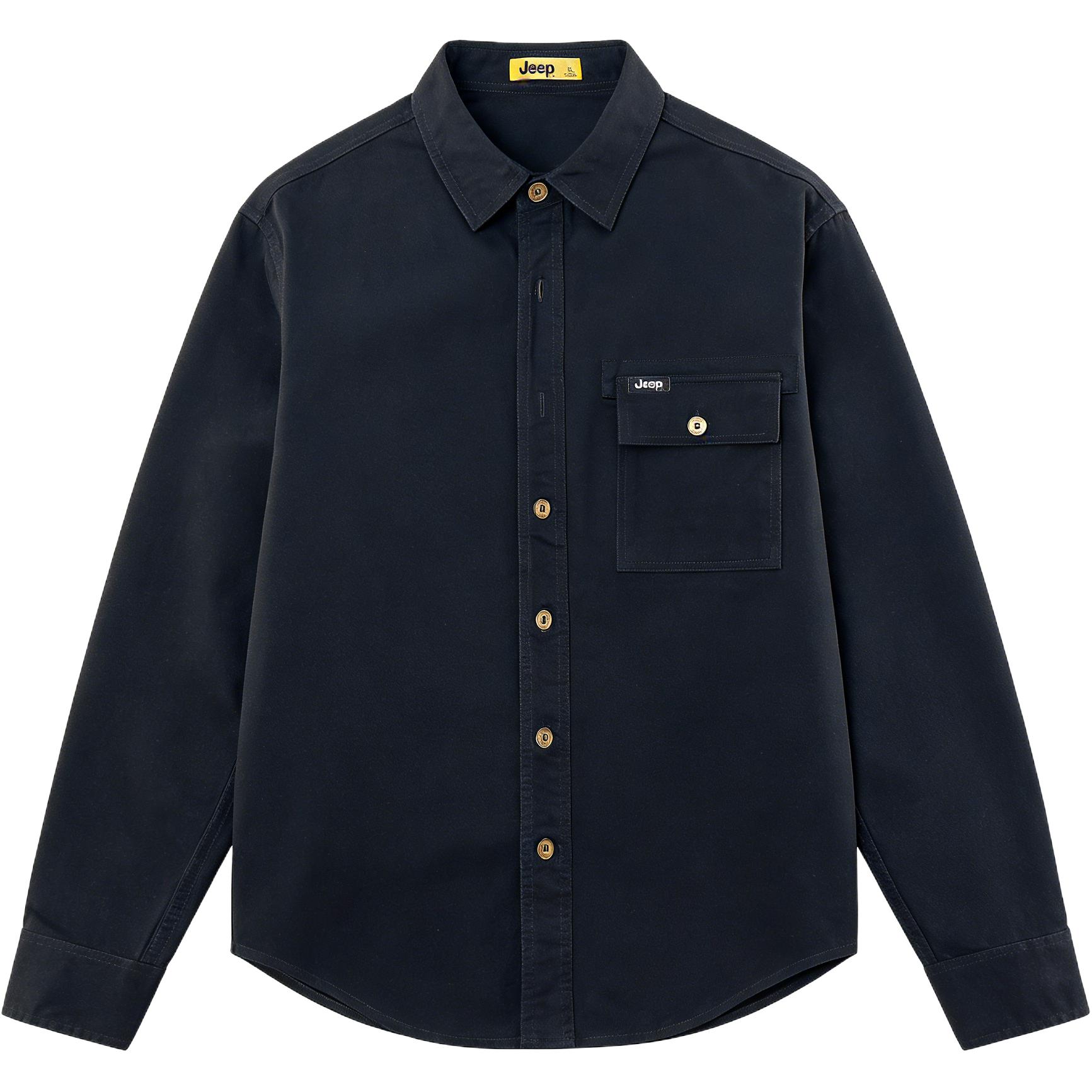 Рубашка Unisex Lapel Moderate Workwear Jeep, черный
Рубашка Unisex Lapel Moderate Workwear Jeep, черный