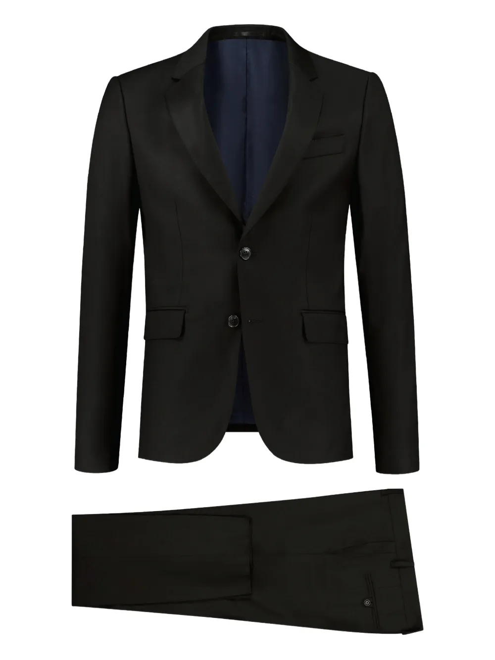 Костюм с однобортным пиджаком Hackett, черный
Костюм с однобортным пиджаком Hackett, черный