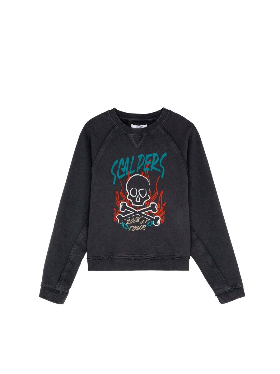 Толстовка Scalpers Flame Skull, Anthracite
Толстовка Scalpers Flame Skull, Anthracite