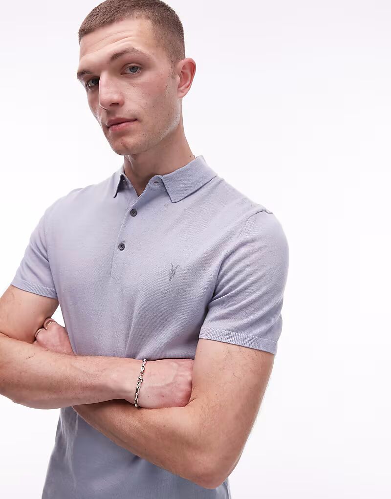 Поло Allsaints Mode из шерсти мериноса цвета ивовый синий
Поло Allsaints Mode из шерсти мериноса цвета ивовый синий