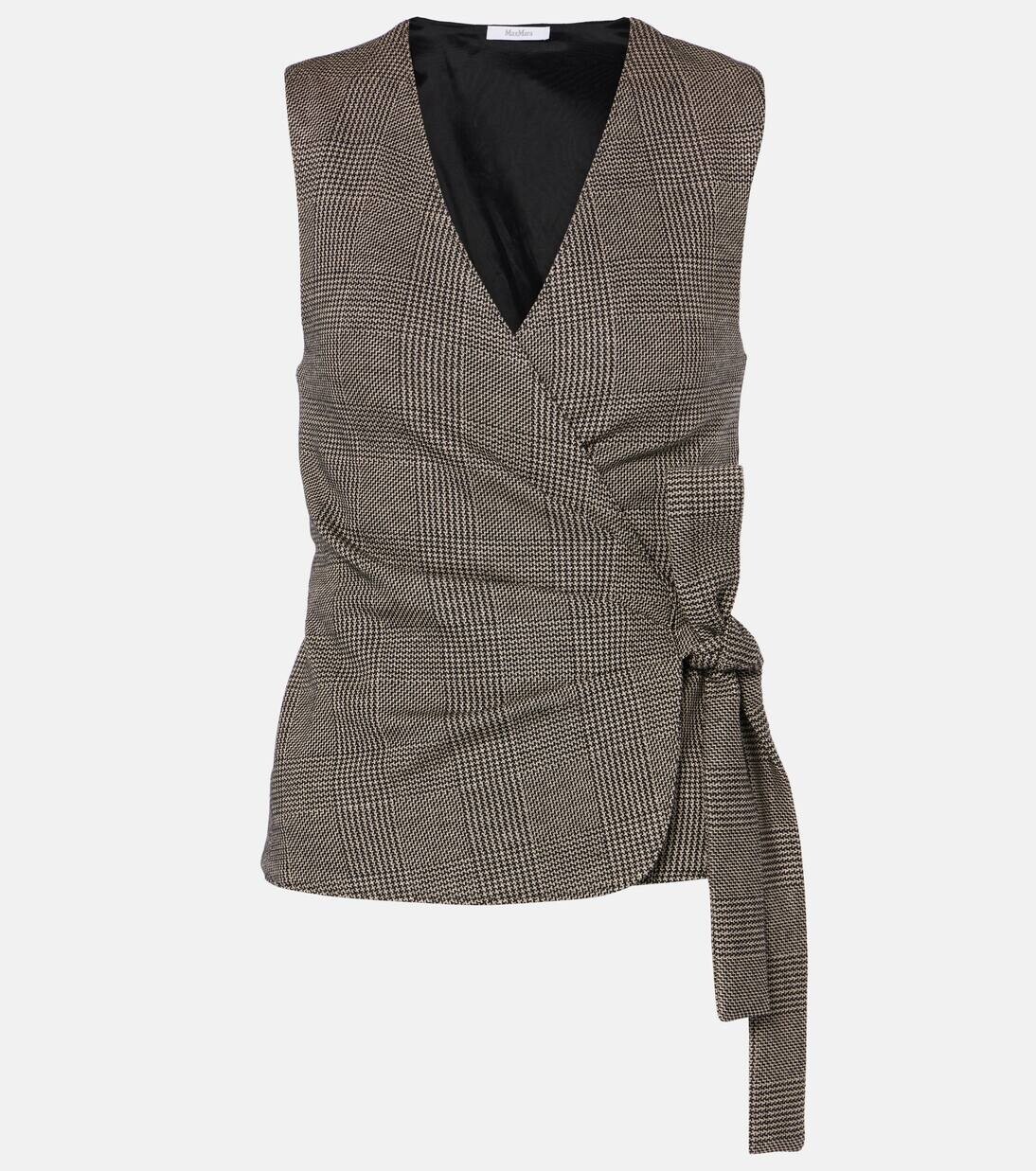 Топ-халат с узором «гусиная лапка» из смеси шерсти Adige Max Mara, цвет nero pomice
Топ-халат с узором «гусиная лапка» из смеси шерсти Adige Max Mara, цвет nero pomice