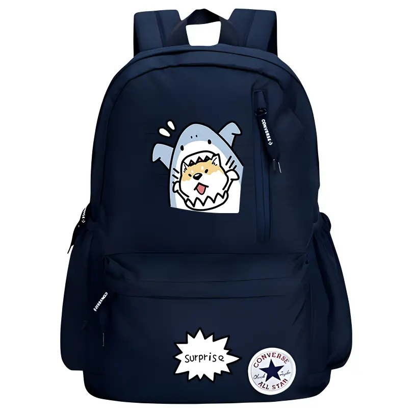 Converse Полиэстеровый рюкзак средний унисекс темно-синий, Shark Cartoon
Converse Полиэстеровый рюкзак средний унисекс темно-синий, Shark Cartoon