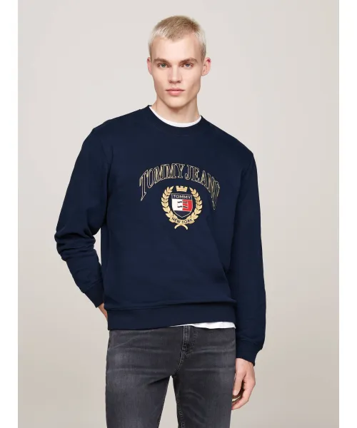 Толстовка Regular fit Tommy Jeans, синий 
Толстовка Regular fit Tommy Jeans, синий
