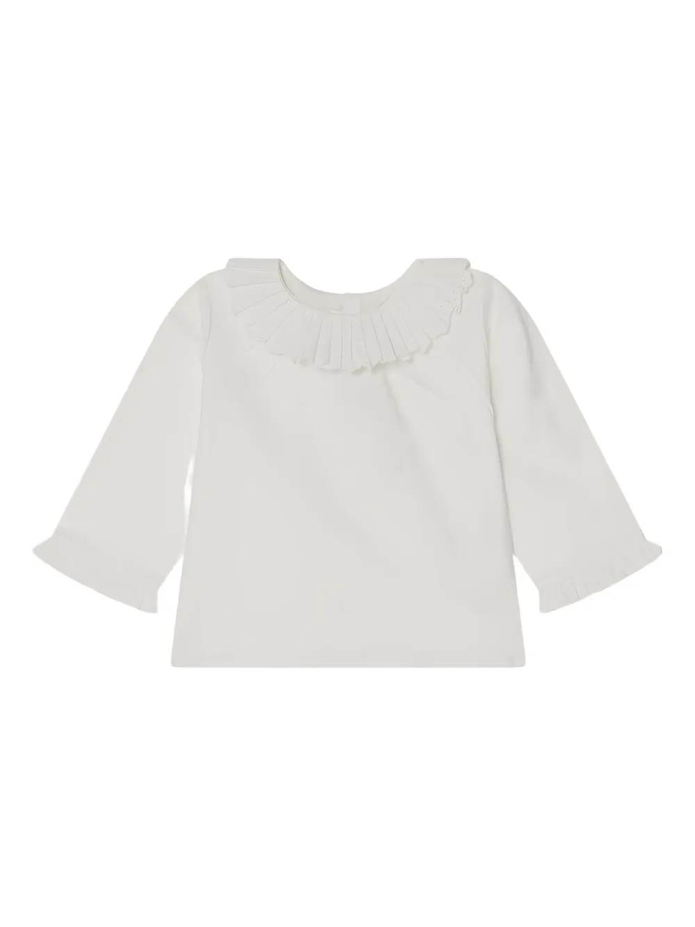 Футболка с длинными рукавами и складками Bonpoint, белый
Футболка с длинными рукавами и складками Bonpoint, белый