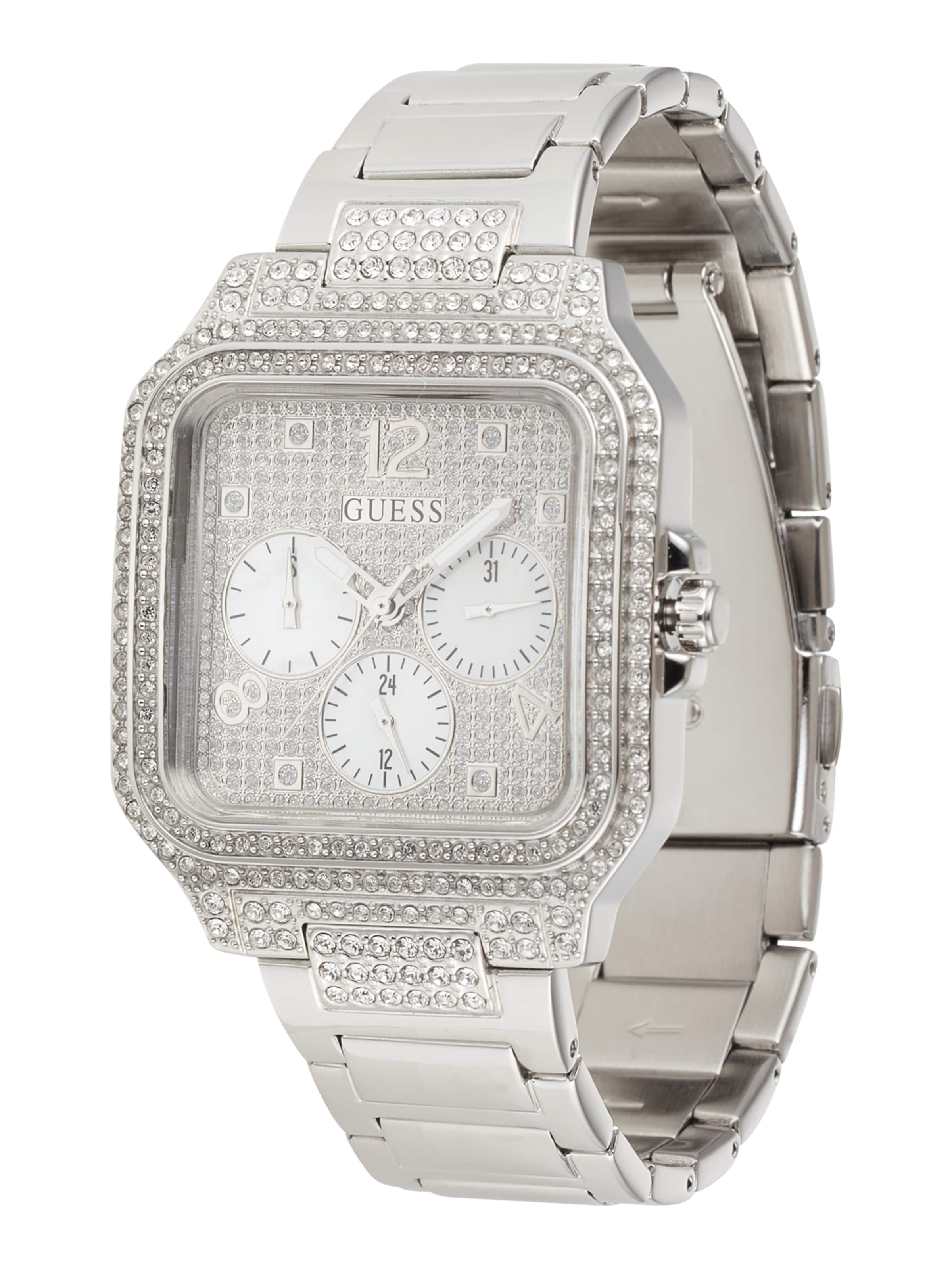 GUESS Серебряные аналоговые часы
GUESS Серебряные аналоговые часы