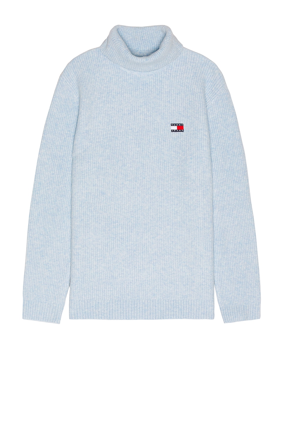 Узкий свитер с воротником-стойкой и значком Tommy Jeans, белый
Узкий свитер с воротником-стойкой и значком Tommy Jeans, белый