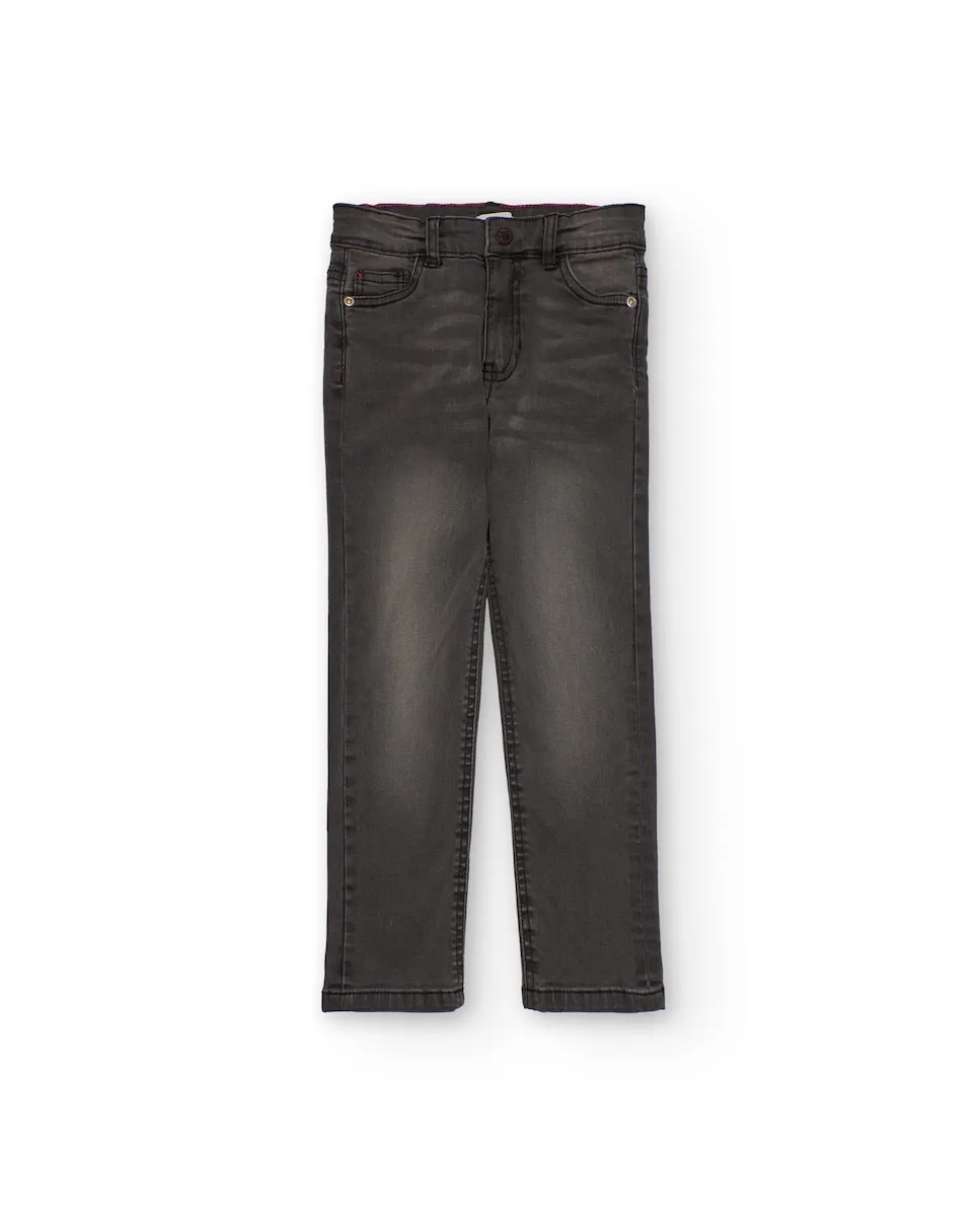 Джинсовые брюки для мальчика в выцветшем черном цвете Tuc tuc
Джинсовые брюки для мальчика в выцветшем черном цвете Tuc tuc
