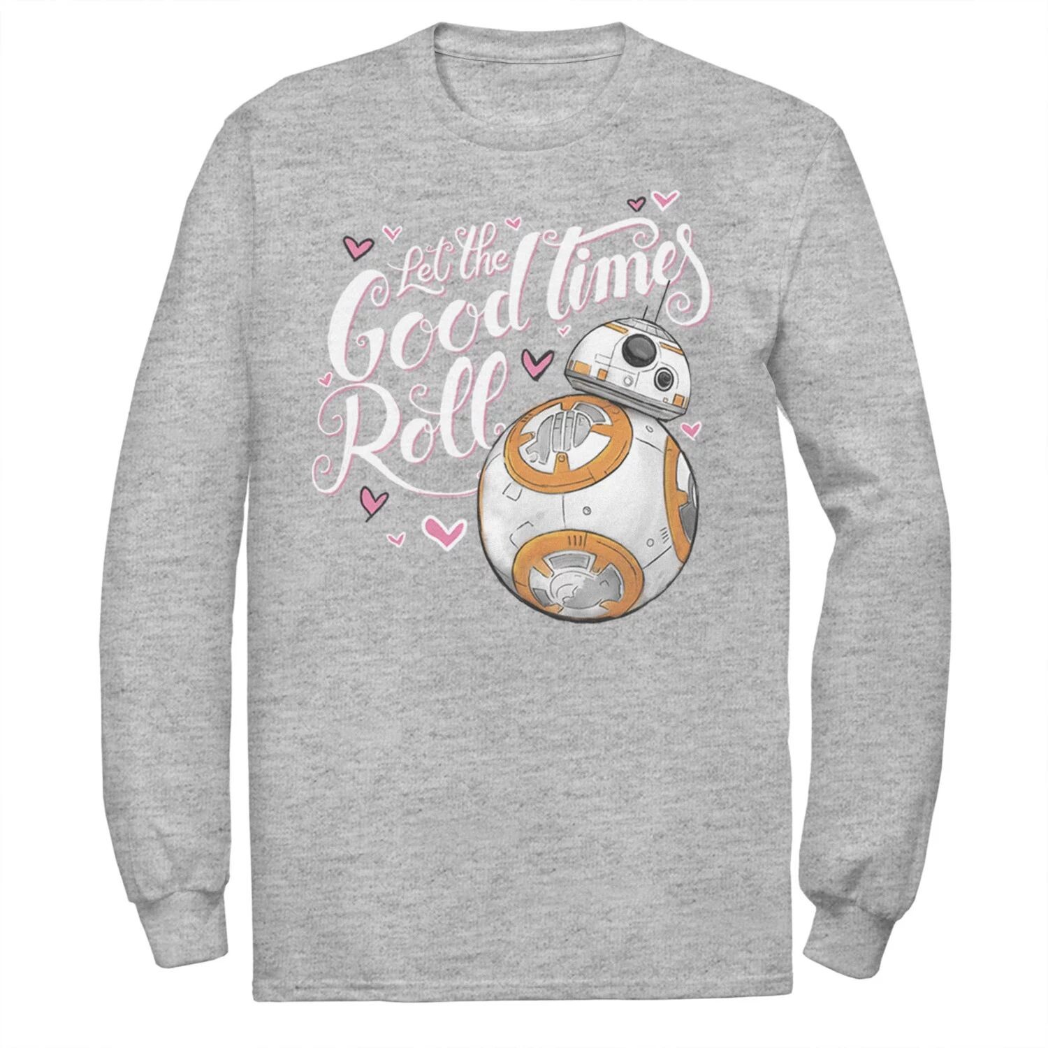 Мужская футболка с сердечками «Звездные войны» BB-8 «Let The Good Times Roll» Star Wars
Мужская футболка с сердечками «Звездные войны» BB-8 «Let The Good Times Roll» Star Wars