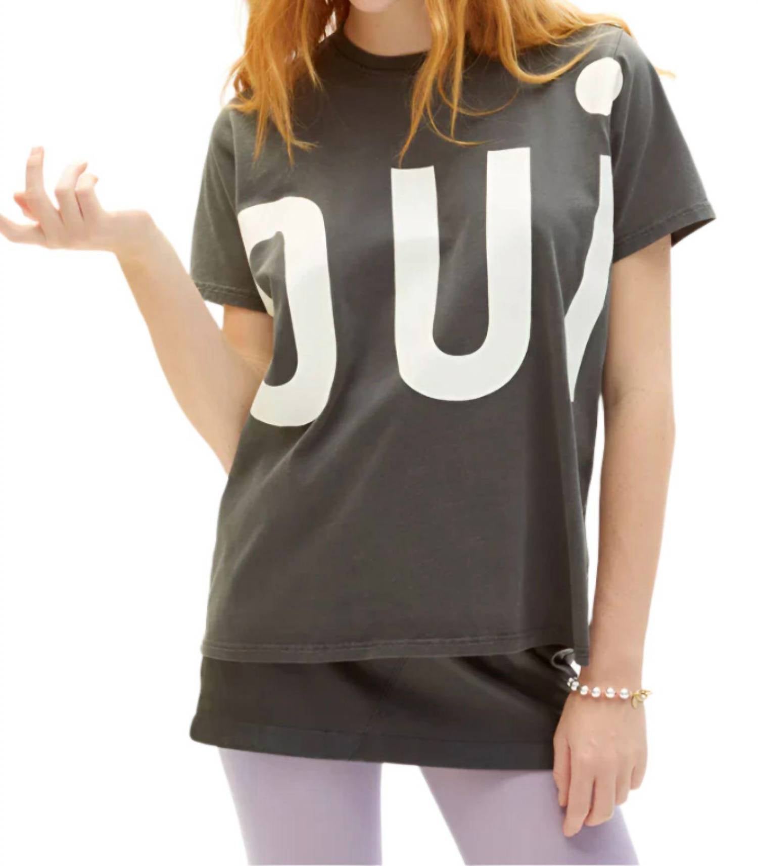 Гранд Уай Кру Футболка в черном Clare V.
Гранд Уай Кру Футболка в черном Clare V.