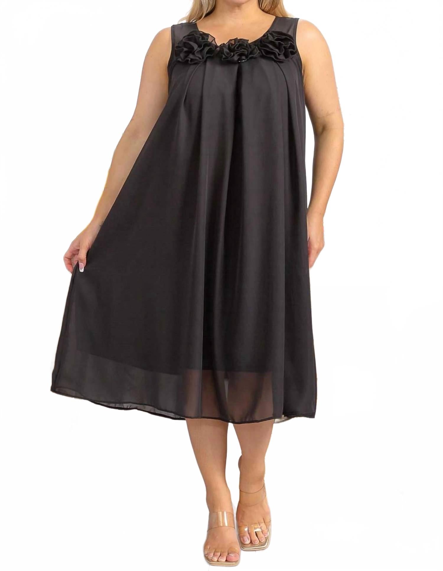 Миди-платье фасора А-силуэта с цветочным принтом в черном цвете Karen T Design
Миди-платье фасора А-силуэта с цветочным принтом в черном цвете Karen T Design