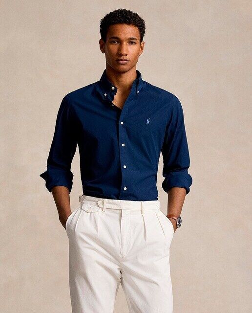 Мужская рубашка из поплина стандартного кроя Polo Ralph Lauren, темно-синий
Мужская рубашка из поплина стандартного кроя Polo Ralph Lauren, темно-синий