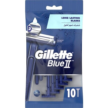 Одноразовые бритвы с фиксированной головкой Blue Ii, 10 шт., Gillette
Одноразовые бритвы с фиксированной головкой Blue Ii, 10 шт., Gillette