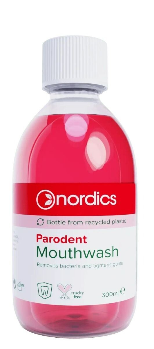 Nordics Parodent жидкость для полоскания рта, 300 ml 
Nordics Parodent жидкость для полоскания рта, 300 ml