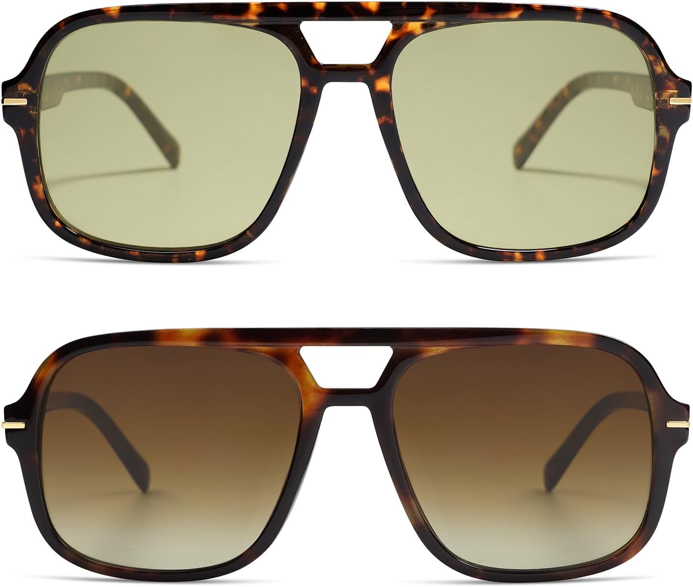 Ретро-стиль, квадратные солнцезащитные очки-авиаторы для женщин и мужчин, классический винтаж 70-х годов, большие солнцезащитные очки AR82173 HERJOUR, Tortoise/Yellow+brown Yellow Tortoise
Ретро-стиль, квадратные солнцезащитные очки-авиаторы для женщин и мужчин, классический винтаж 70-х годов, большие солнцезащитные очки AR82173 HERJOUR, Tortoise/Yellow+brown Yellow Tortoise