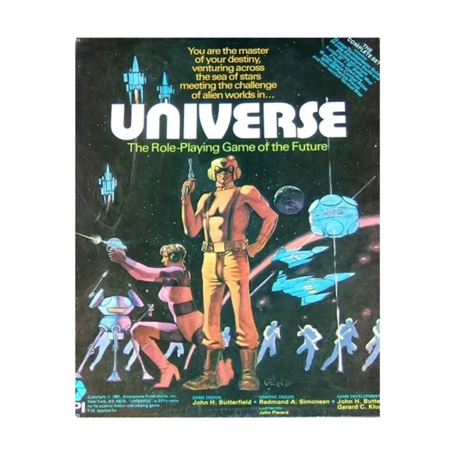 Бокс-сет Universe, Role Playing Games (SPI)
Бокс-сет Universe, Role Playing Games (SPI)