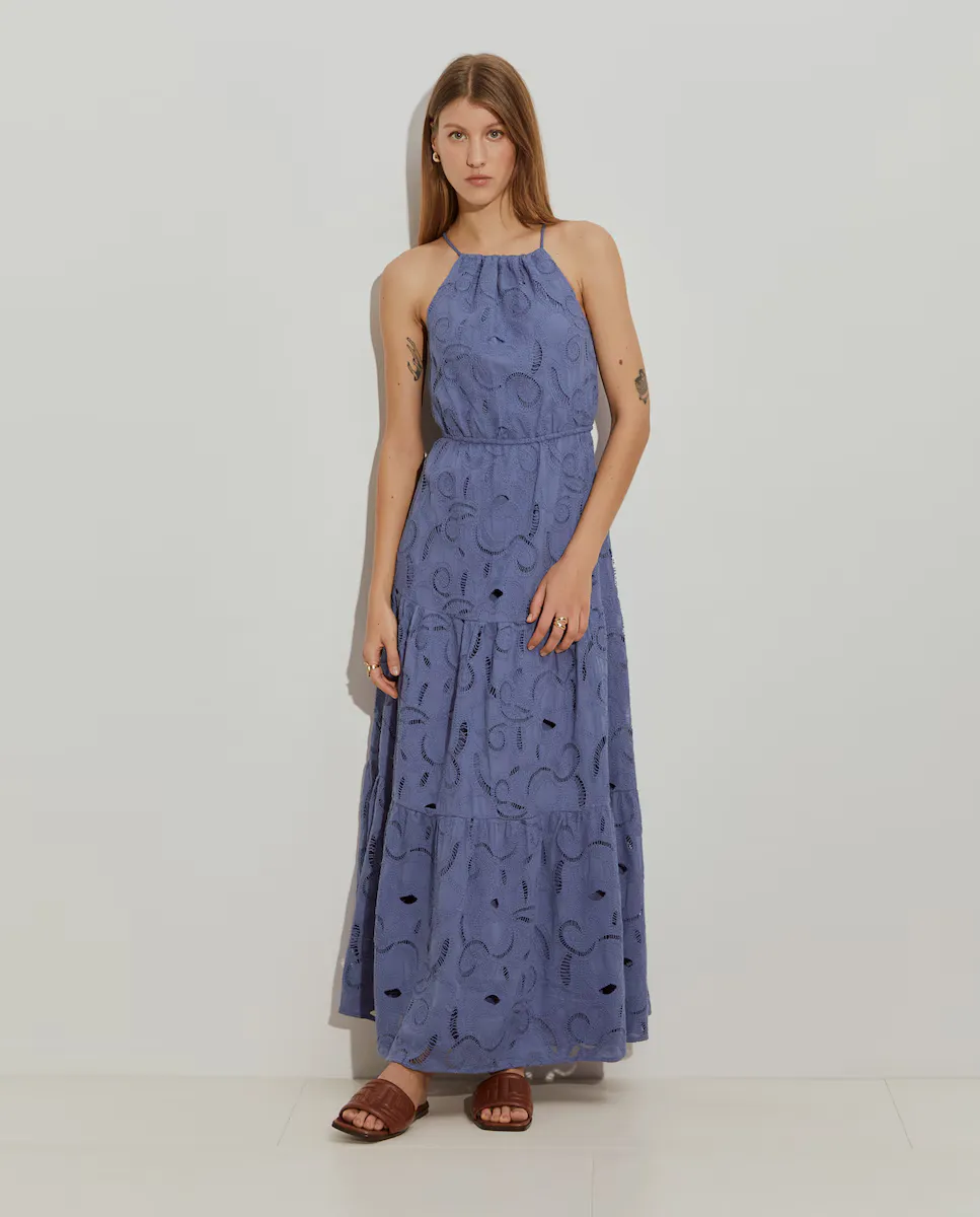 Длинное платье с английской вышивкой Lion of Porches, светло-голубой
Длинное платье с английской вышивкой Lion of Porches, светло-голубой