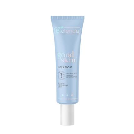 Good Skin Hydra Boost Сильный увлажняющий крем с гиалуроновой кислотой Bielenda 
Good Skin Hydra Boost Сильный увлажняющий крем с гиалуроновой кислотой Bielenda
