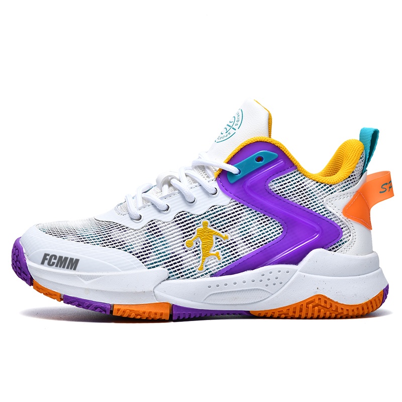 Баскетбольные кроссовки с высоким берцем, противоскользящей амортизацией, отскоком и воздухопроницаемостью для детей FCMM, белый/желтый
Баскетбольные кроссовки с высоким берцем, противоскользящей амортизацией, отскоком и воздухопроницаемостью для детей FCMM, белый/желтый