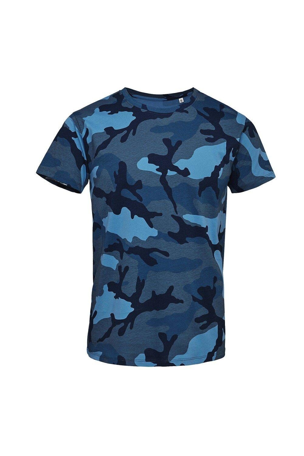 Камуфляжная футболка с коротким рукавом SOL'S, синий
Камуфляжная футболка с коротким рукавом SOL'S, синий