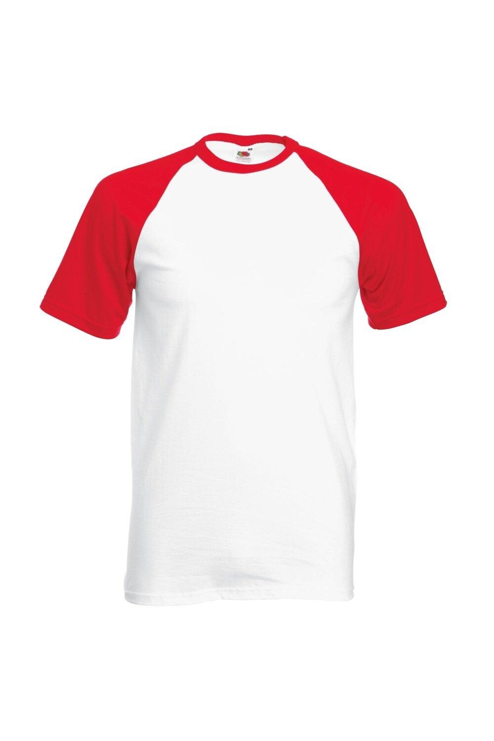 Бейсбольная футболка с коротким рукавом Fruit of the Loom, белый
Бейсбольная футболка с коротким рукавом Fruit of the Loom, белый