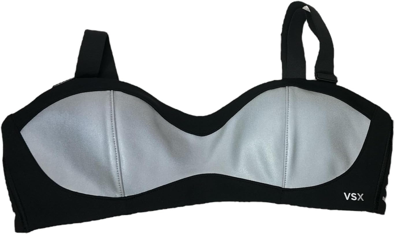 Спортивный бюстгальтер-балконет Victoria's Secret VSX Glow Reflective, цвет черный/серый, новый, Black/Gray
Спортивный бюстгальтер-балконет Victoria's Secret VSX Glow Reflective, цвет черный/серый, новый, Black/Gray