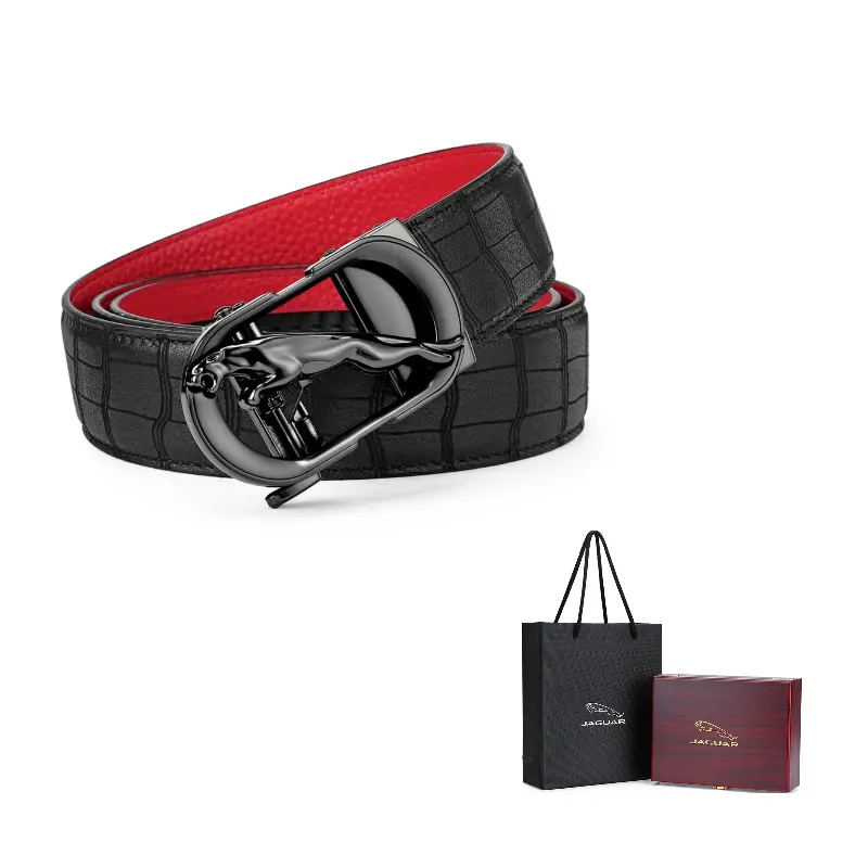 JAGUAR Мужской ремень из оленьей кожи черный шириной 3.5 см, Black
JAGUAR Мужской ремень из оленьей кожи черный шириной 3.5 см, Black
