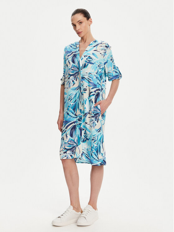 Платье-Рубашка стандартный крой 13002008 Olsen, синий
Платье-Рубашка стандартный крой 13002008 Olsen, синий