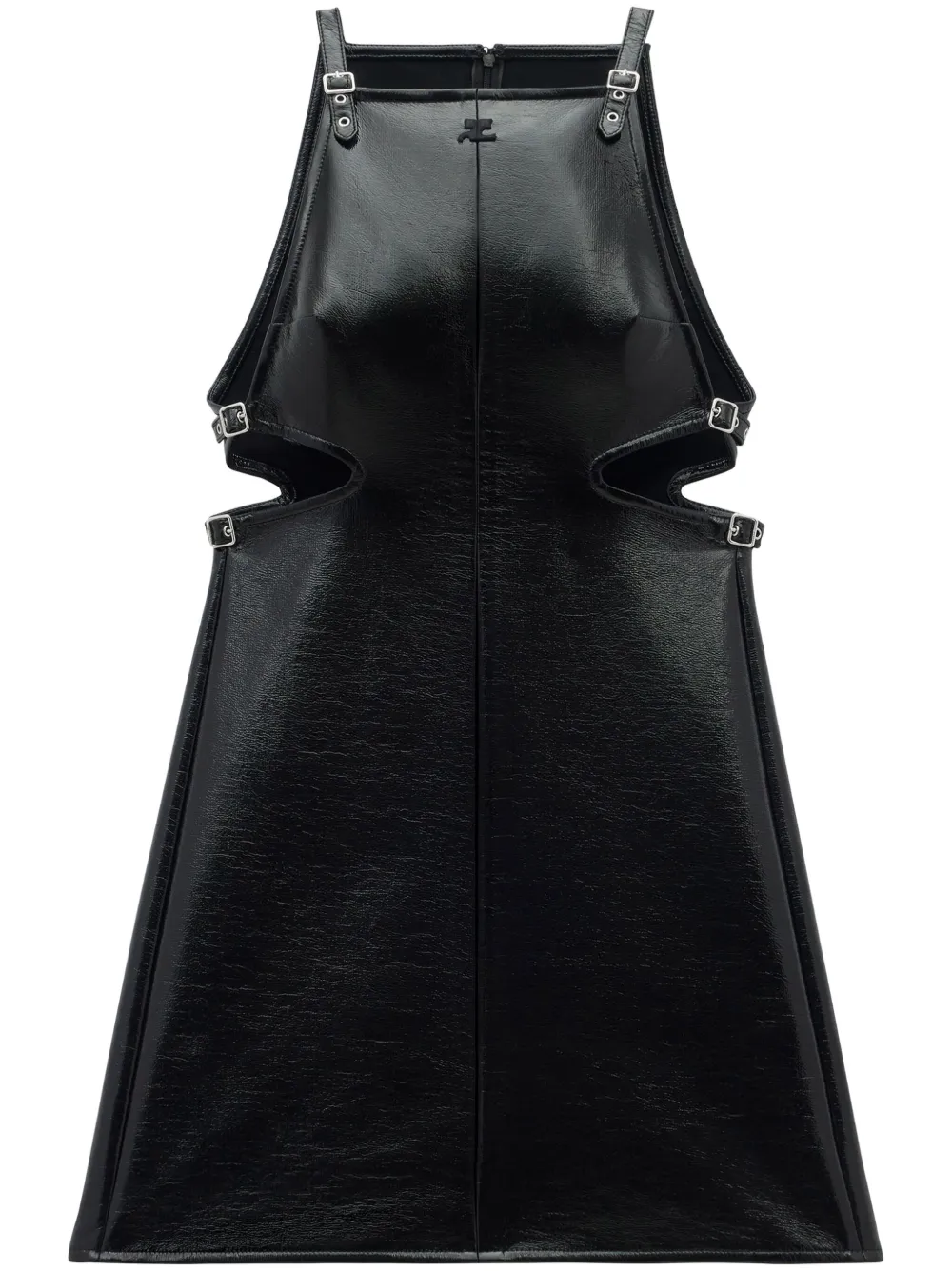 Платье мини Slash Buckle Courrèges, черный
Платье мини Slash Buckle Courrèges, черный