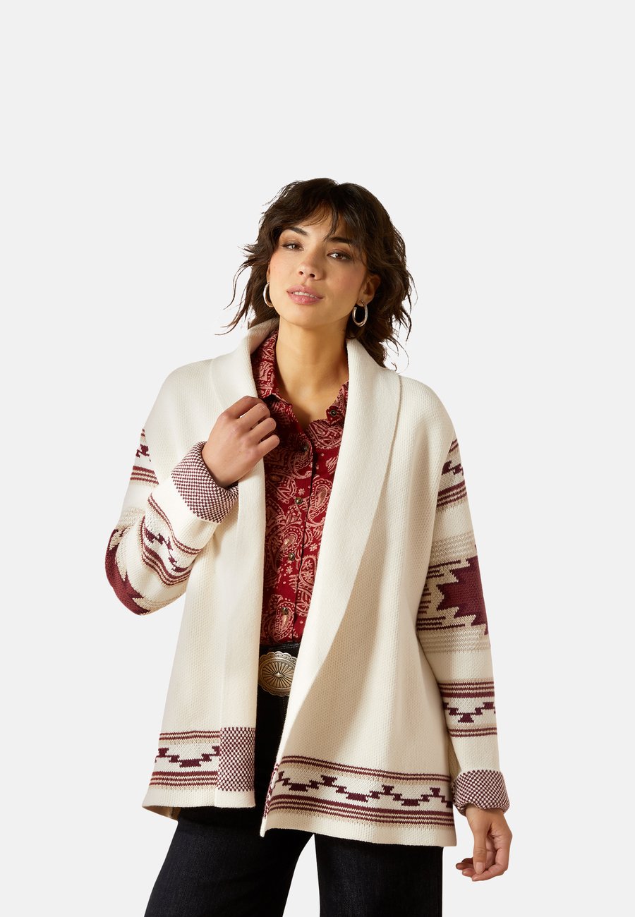 Кардиган Ariat Cardigan, Cream Southwest Print/Off-White
Кардиган Ariat Cardigan, Cream Southwest Print/Off-White
