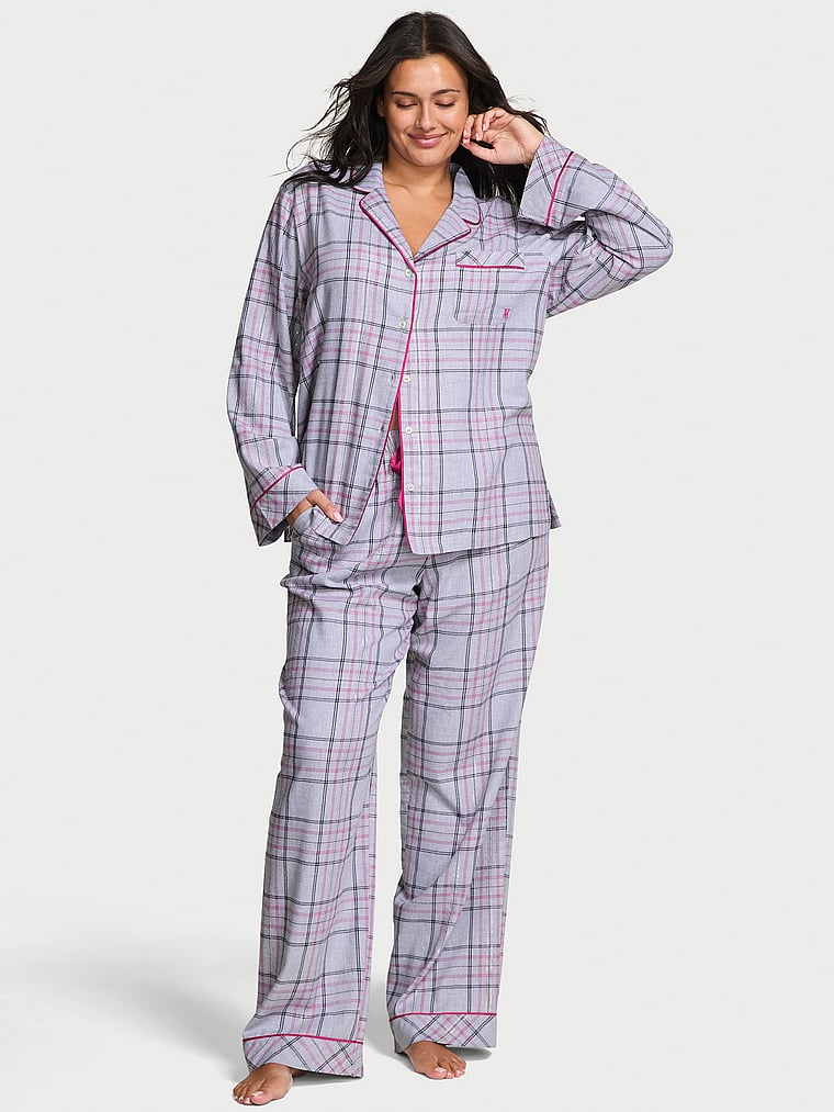 Длинный пижамный комплект из фланели Victoria'S Secret, signature flannel print
Длинный пижамный комплект из фланели Victoria'S Secret, signature flannel print