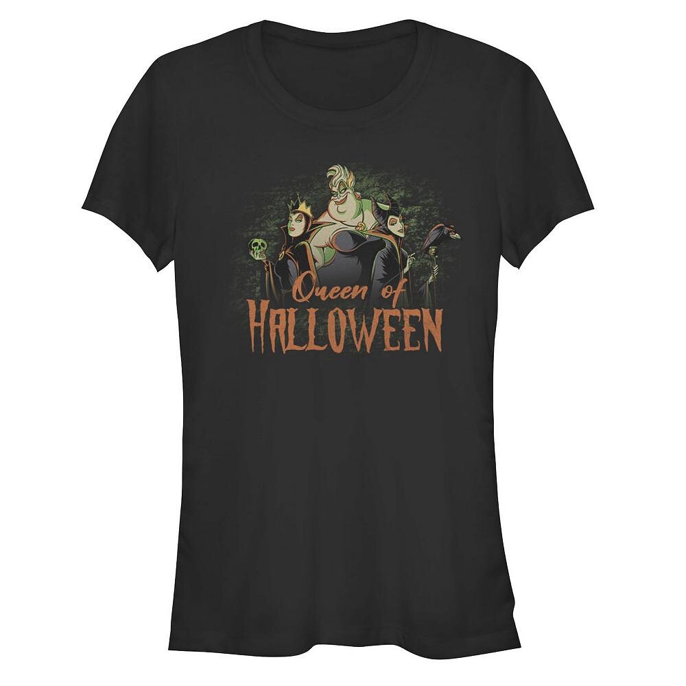 Футболка с рисунком Queen Of Halloween Lineup Disney Villains Juniors Licensed Character, черный
Футболка с рисунком Queen Of Halloween Lineup Disney Villains Juniors Licensed Character, черный