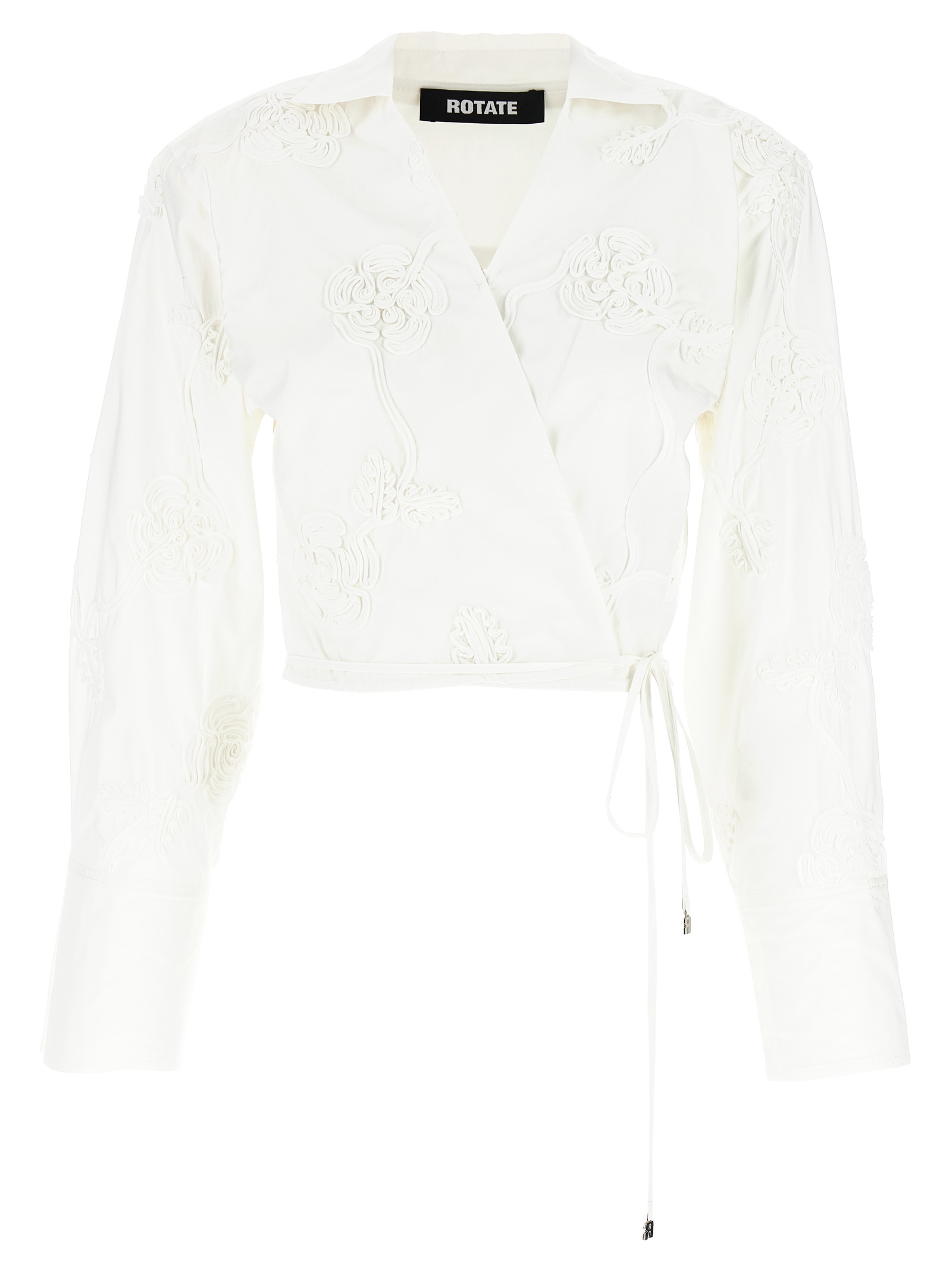 Рубашка из хлопка с запахом ROTATE BIRGER CHRISTENSEN, белый
Рубашка из хлопка с запахом ROTATE BIRGER CHRISTENSEN, белый