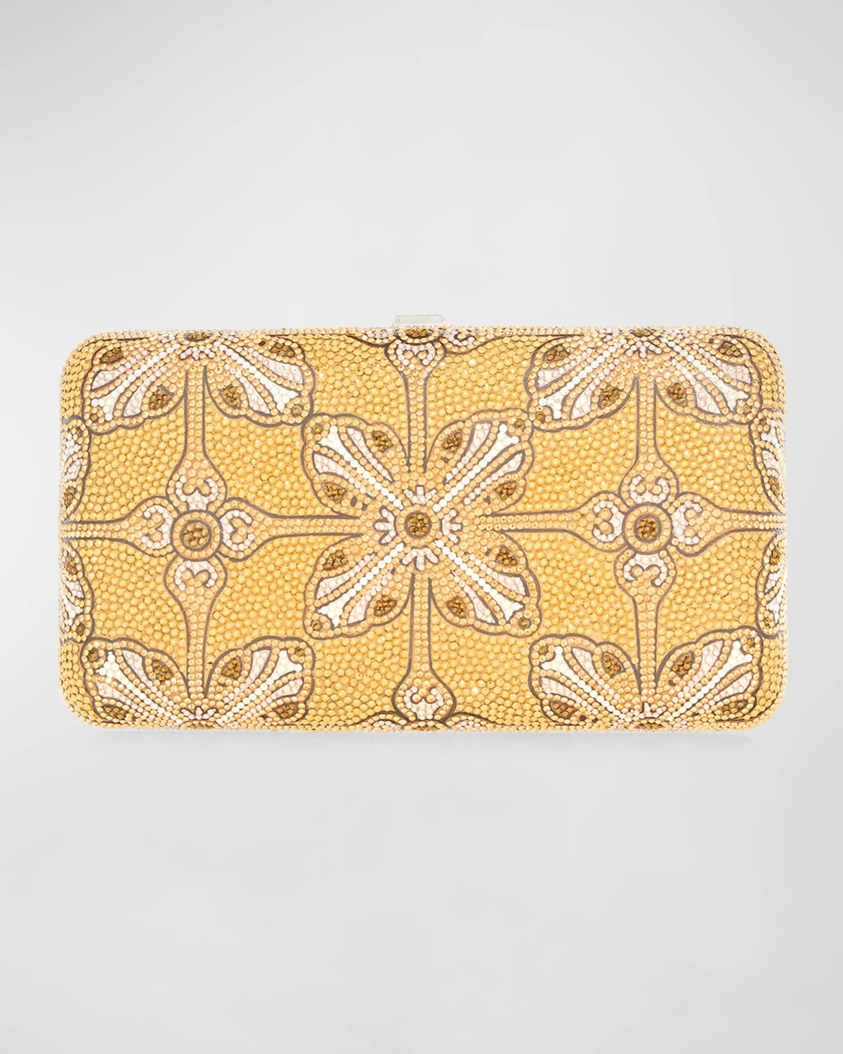 Прямоугольный клатч с позолоченными кристаллами Judith Leiber Couture, цвет Silver Aurum Mutli
Прямоугольный клатч с позолоченными кристаллами Judith Leiber Couture, цвет Silver Aurum Mutli