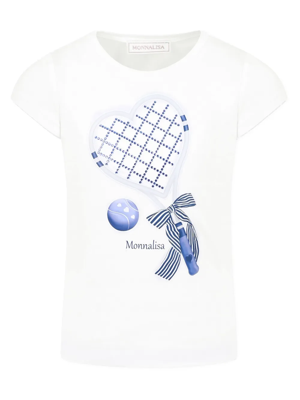 Футболка с графичным принтом Monnalisa, белый
Футболка с графичным принтом Monnalisa, белый
