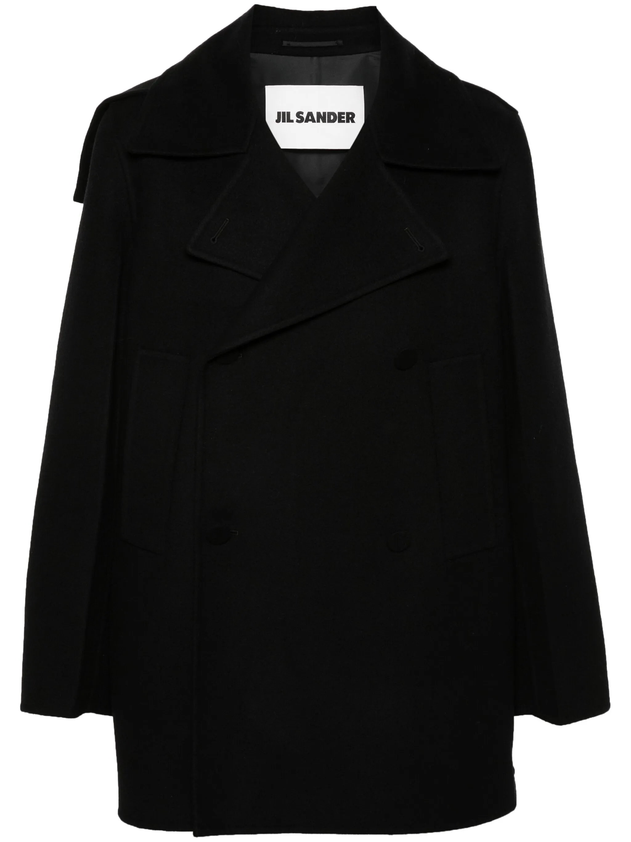 Двубортное пальто Jil Sander, черный
Двубортное пальто Jil Sander, черный