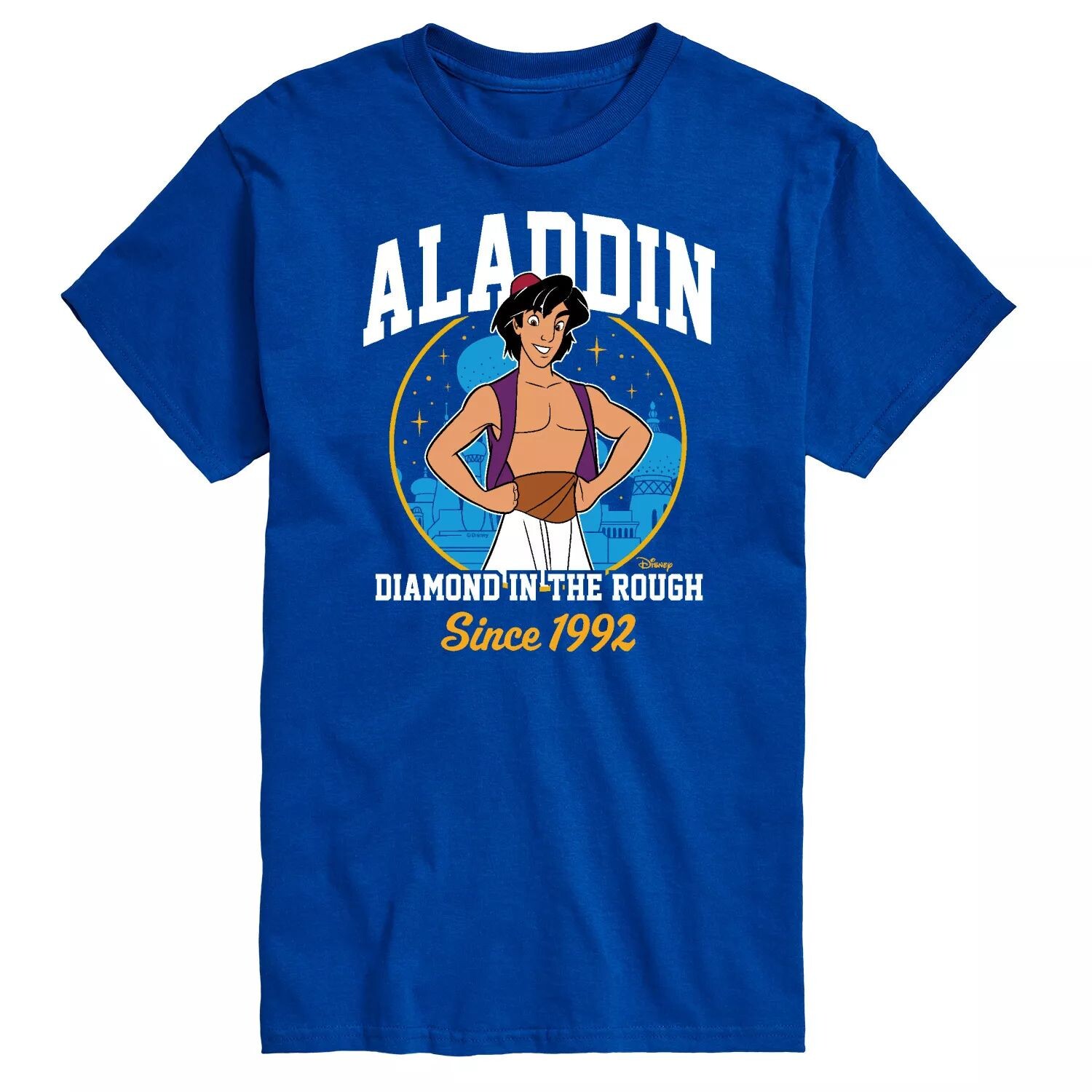 Футболка с графическими рисунками Princess Big & Tall Aladdin Collegiate Disney, синий
Футболка с графическими рисунками Princess Big & Tall Aladdin Collegiate Disney, синий