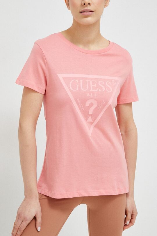 Футболка из хлопка Guess, розовый
Футболка из хлопка Guess, розовый