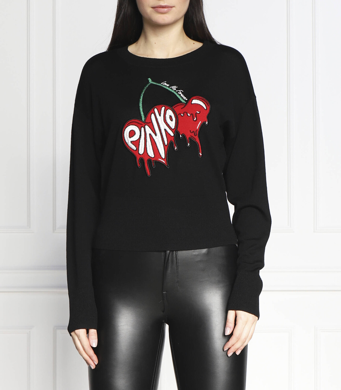 Свитер из шерсти Pinko mercurio maglia 100 wo + jacqu regular fit, черный
Свитер из шерсти Pinko mercurio maglia 100 wo + jacqu regular fit, черный