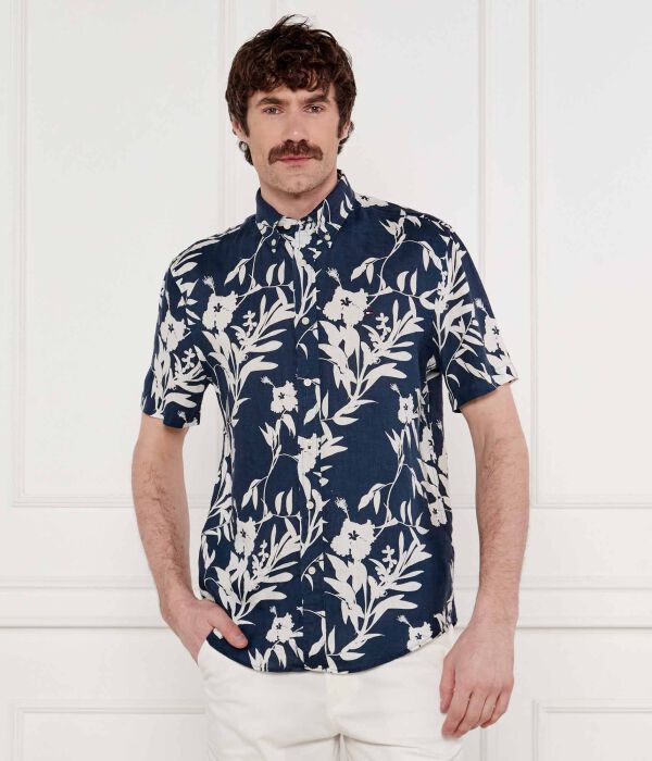 Льняная рубашка тропическая Regular fit Tommy Hilfiger, синий
Льняная рубашка тропическая Regular fit Tommy Hilfiger, синий