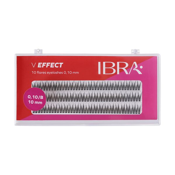 Пучки ресниц 10 мм, 120 шт./1 упаковка. Ibra Makeup V effect b
Пучки ресниц 10 мм, 120 шт./1 упаковка. Ibra Makeup V effect b