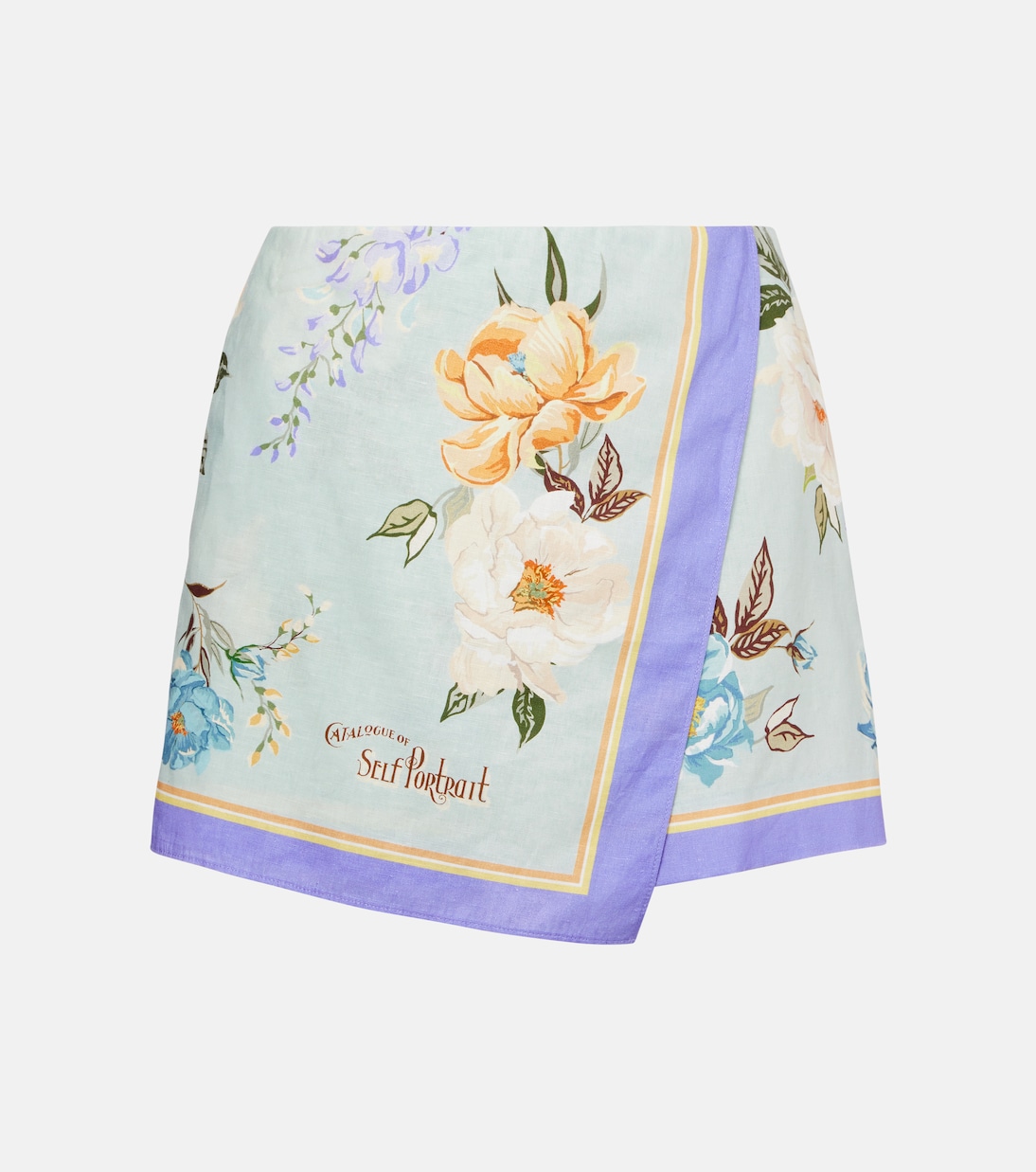 Льняные шорты с цветочным принтом и хлопковой подкладкой Self-Portrait, синий
Льняные шорты с цветочным принтом и хлопковой подкладкой Self-Portrait, синий