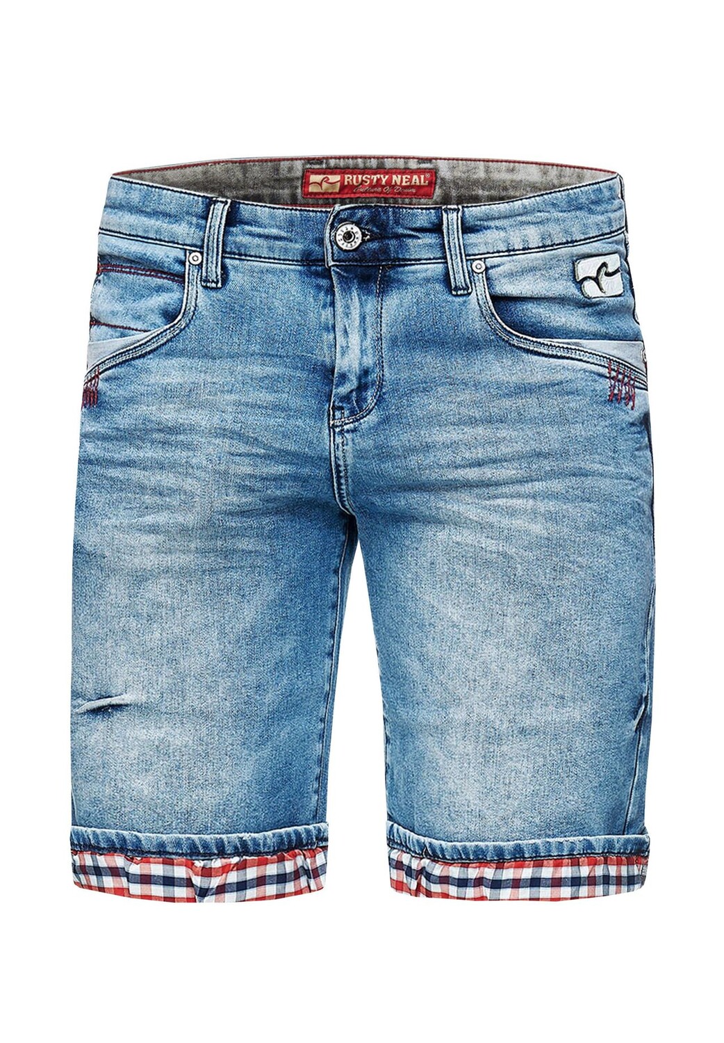 Джинсовые шорты Noxon с крупной клетчатой отделкой RUSTY NEAL, синий
Джинсовые шорты Noxon с крупной клетчатой отделкой RUSTY NEAL, синий