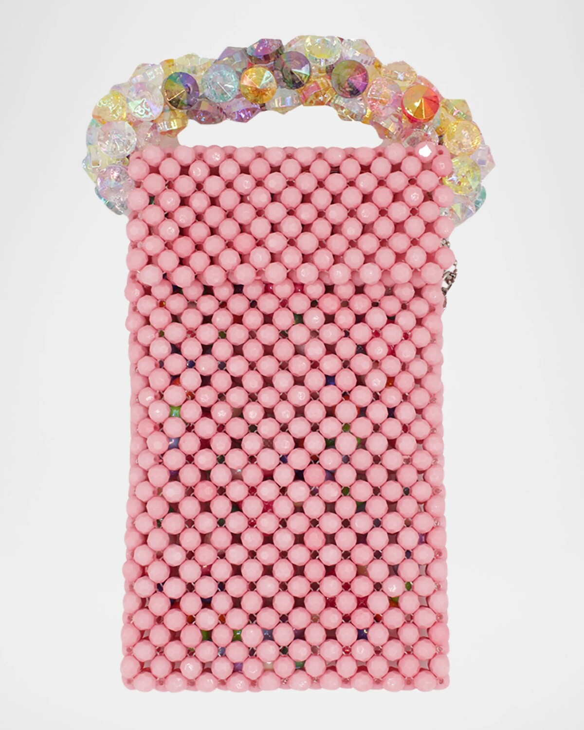 Сумка через плечо для девочек, украшенная драгоценными камнями и микробисером Bari Lynn, розовый 
Сумка через плечо для девочек, украшенная драгоценными камнями и микробисером Bari Lynn, розовый