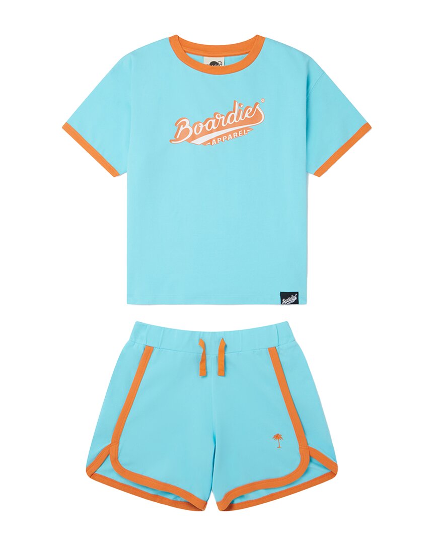 Футболка и шорты Boardies с логотипом Boardies, синий
Футболка и шорты Boardies с логотипом Boardies, синий