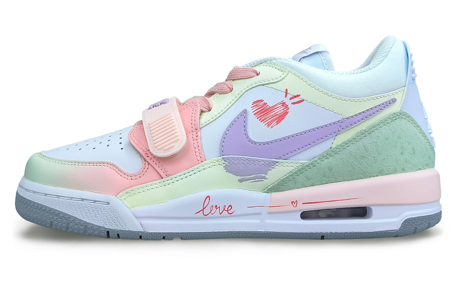 Кроссовки Jordan Legacy 312 Vintage Basketball Shoes Women's Low-top Pink/Purple/Green/White/Yellow, розовый
Кроссовки Jordan Legacy 312 Vintage Basketball Shoes Women's Low-top Pink/Purple/Green/White/Yellow, розовый