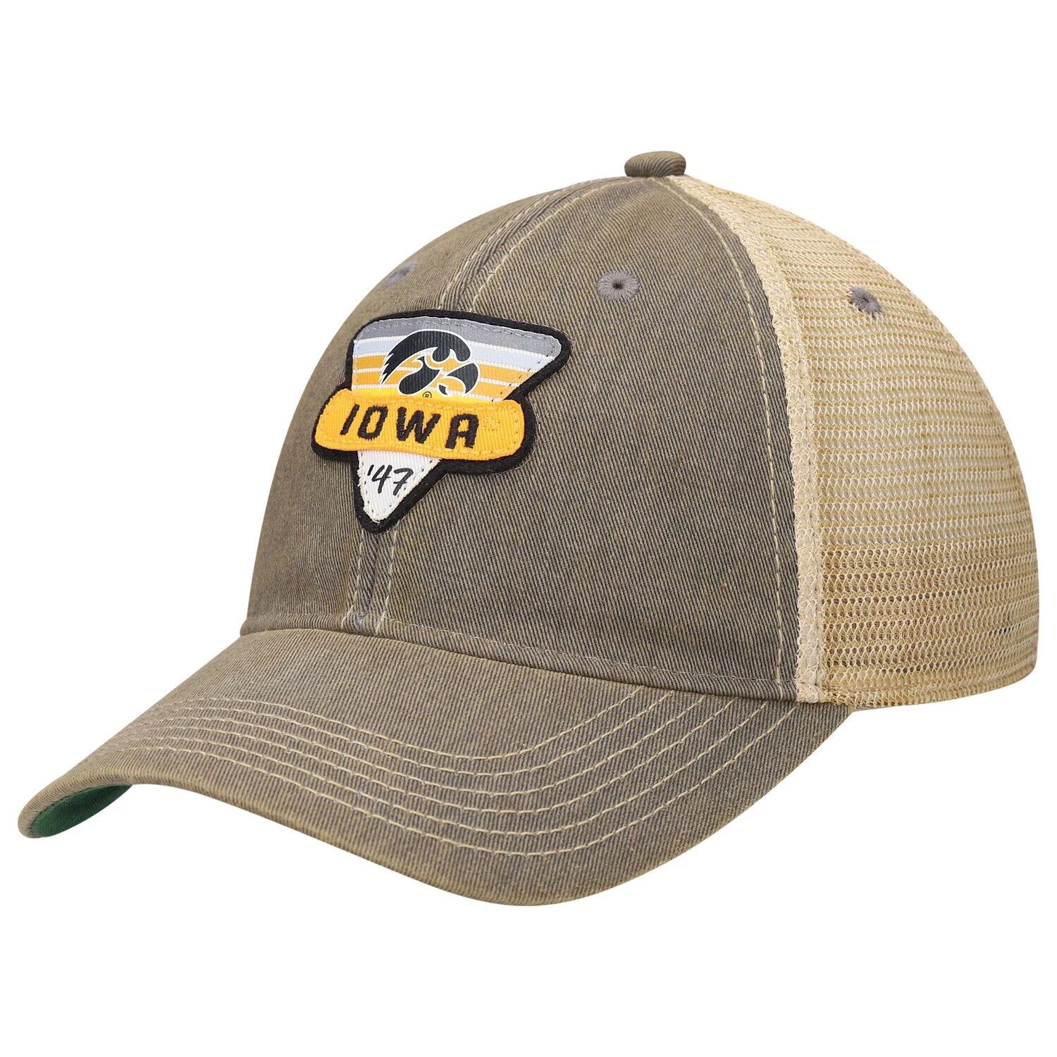 Мужская серая кепка Iowa Hawkeyes Legacy Point Old Favorite Trucker Snapback 
Мужская серая кепка Iowa Hawkeyes Legacy Point Old Favorite Trucker Snapback