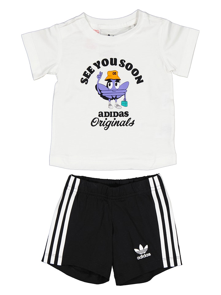 Adidas Комплект из двух предметов в бело-черном цвете
Adidas Комплект из двух предметов в бело-черном цвете