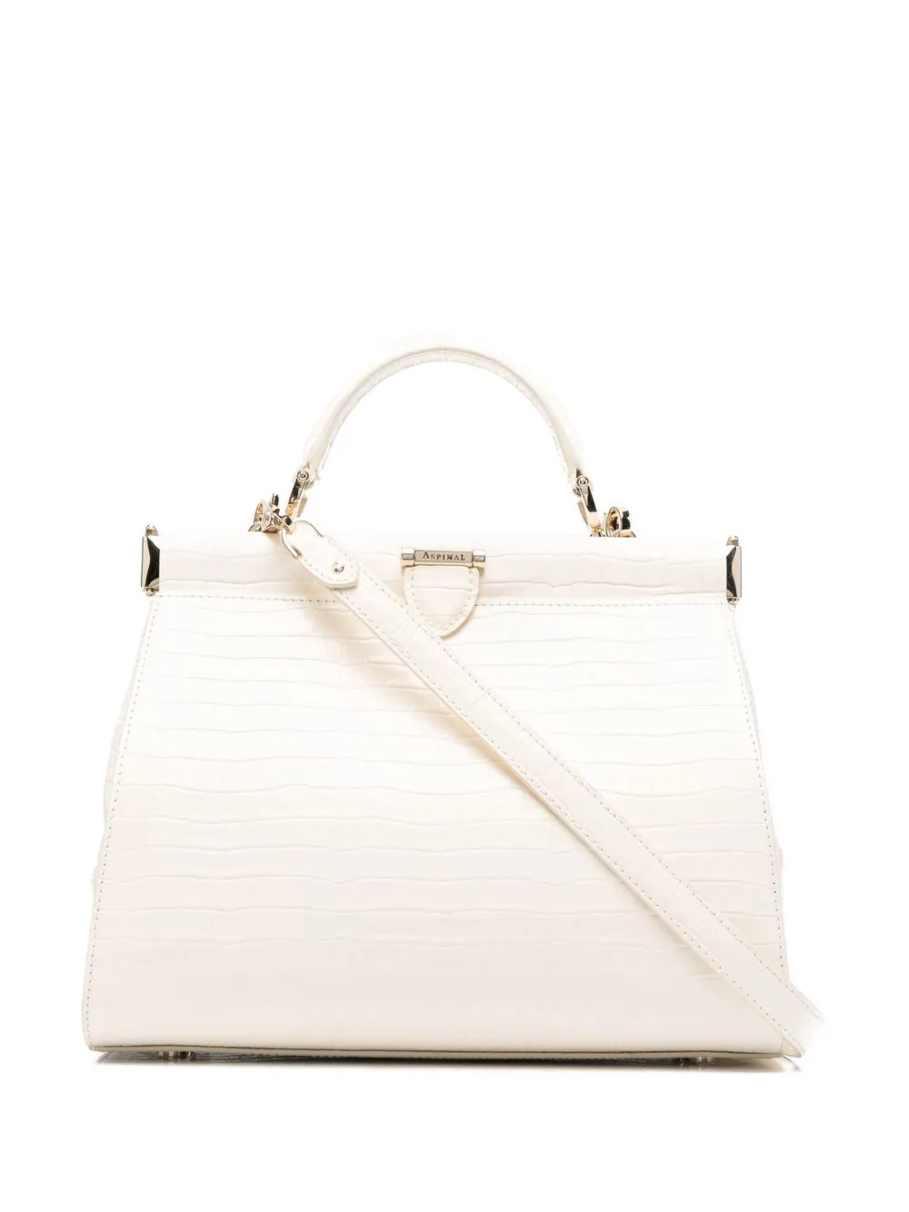 Сумка Florence Frame с тиснением под кожу крокодила Aspinal Of London, нейтральный
Сумка Florence Frame с тиснением под кожу крокодила Aspinal Of London, нейтральный
